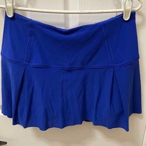Lululemon Lost in Pace Royal Blue Skort Size 8